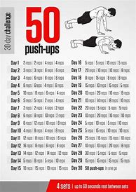 Image result for Push-up Challenge Chart