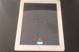 Image result for iPad Black Screen with Empty Battery