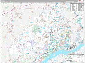 Image result for Delaware County PA Road Map