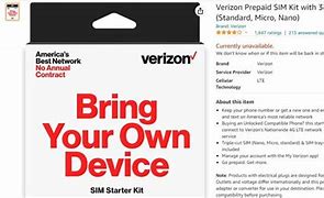 Image result for Verizon Prepaid Sim