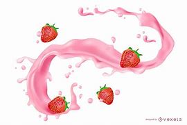 Image result for Strawberry Drink Vectors
