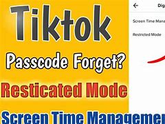 Image result for Screen Time Tik Tok Passcode