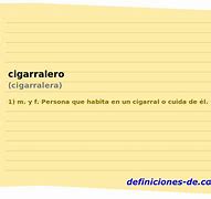 Image result for cigarralero
