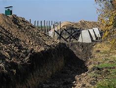 Image result for Anti-Tank Ditch Poland Belerus Border