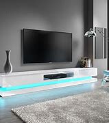 Image result for White High Gloss Floating TV Stand