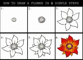 Image result for How to Draw Flowers