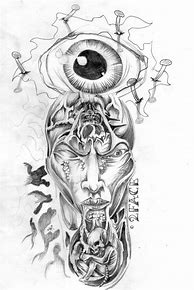 Image result for Demon Tattoo Sketches
