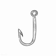 Image result for Fishing Hook Drawing Easy