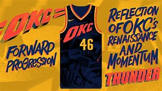 Image result for OKC City Edition Jersey