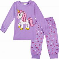 Image result for Girls Unicorn Pajamas