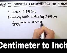 Image result for Convert Cm into Inches