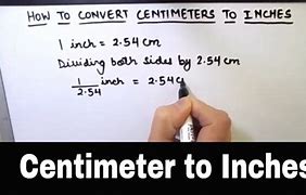 Image result for 215 Cm to Inches