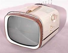 Image result for Vintage Art Deco Portable TV
