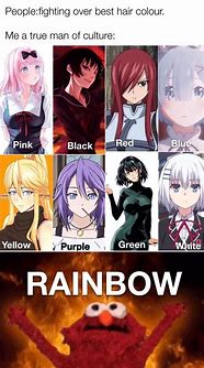 Image result for Colors Meme Anime