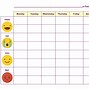 Image result for Printable Daily Mood Chart