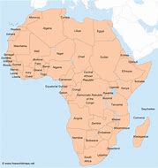 Image result for Printable Map of Africa Only