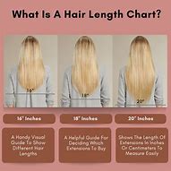 Image result for Woman Hair Length Chart