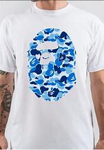Image result for Blue BAPE Shirt