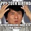 Image result for 20 Years Old Birthday Funny
