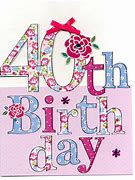 Image result for Beautiful 40th Birthday Wishes