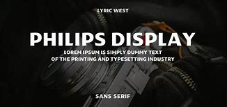 Image result for Philips Font