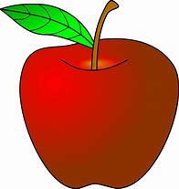 Image result for Red Apple Clip Art Transparent