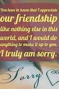 Image result for Sorry Notes to Friends