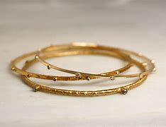 Image result for Solid 18K Gold Bangle Bracelets