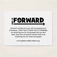 Image result for Pay It Forward Templates