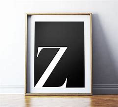 Image result for Environmental Print Letter Z