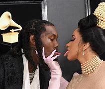 Image result for Cardi B Boyfriend Kiss