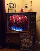 Image result for Old TV Set Bar