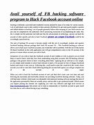 Image result for Steps in Hacking a Facebook Account