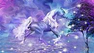Image result for Wallpaper Unicorn Blue Cute