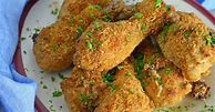 Image result for Baked Chicken with Bread Crumbs