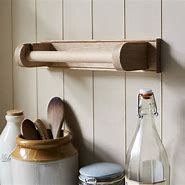 Image result for Wooden Kitchen Paper Towel Holder