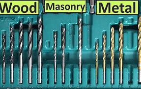 Image result for All Drill Bit Types