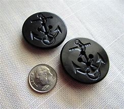 Image result for Navy Pea Coat Buttons