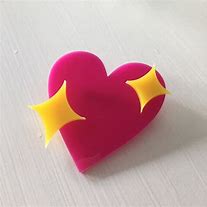Image result for Sparkling Pink Heart Emoji