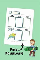 Image result for Printable Weekly Planner No Dates