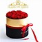 Image result for Preserved Roses in Round Box