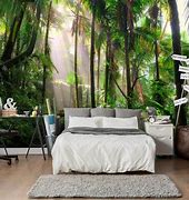 Image result for 3D Wall Tropical Mural