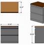 Image result for Wooden 2 Drawer Lateral File Cabinet