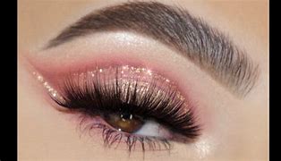 Image result for Rose Gold Glitter Eyeshadow