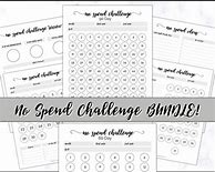 Image result for No-Spend Challenge Printable