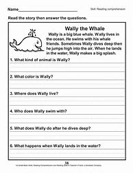 Image result for 1st Grade Reading and Comprehension Worksheets