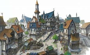 Image result for Medieval Middle Ages Town