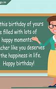 Image result for Happy Birthday English Teacher