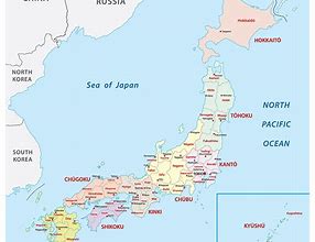 Image result for Japan Political Map