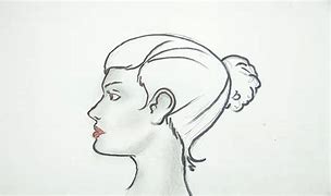 Image result for Back of Head Sketch